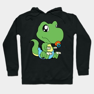 Kawaii Baby Dinosaur Hoodie